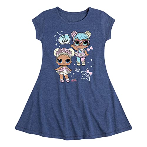 HYBRID APPAREL - LOL Surprise! Dolls - LOL Hi Bae! - Toddler & Youth Girls Fit & Flare Dress