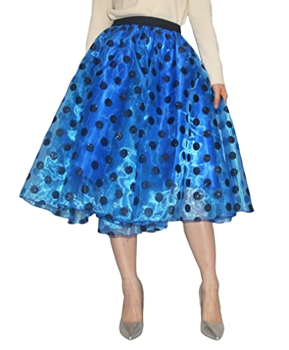 Lady's Organza Princess Skirt Bowknot A Line Pleated Midi/Knee Length Tutu Party Skirts