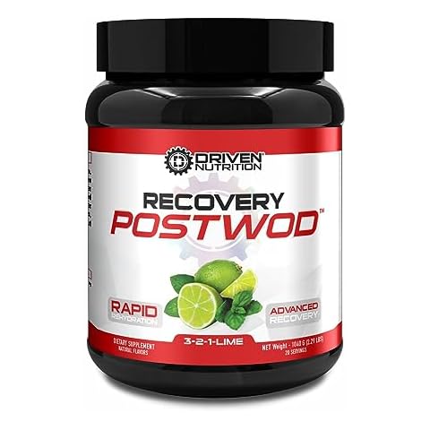 Driven PostWod- Complete Post Workout fomula with Creatine, Amino Acids, and Creatine Monohydrate (3-2-1 Lime, 20 Servings) Cover