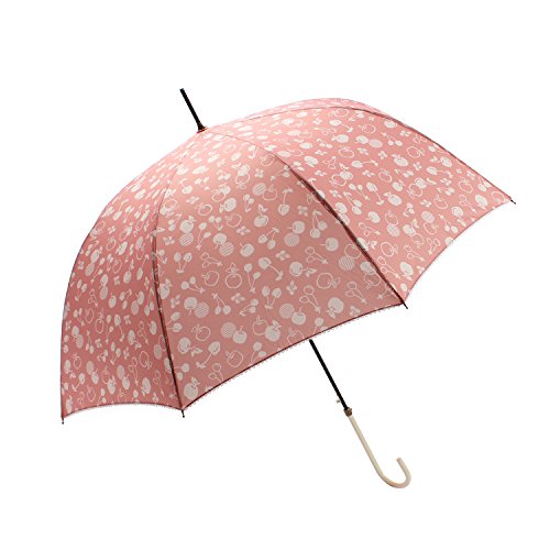 ワンズプラス ベリーアンブレラ 全3色 長傘 ジャンプ レッド 8本骨 60cm グラスファイバー骨 53833 [正規代理店品]