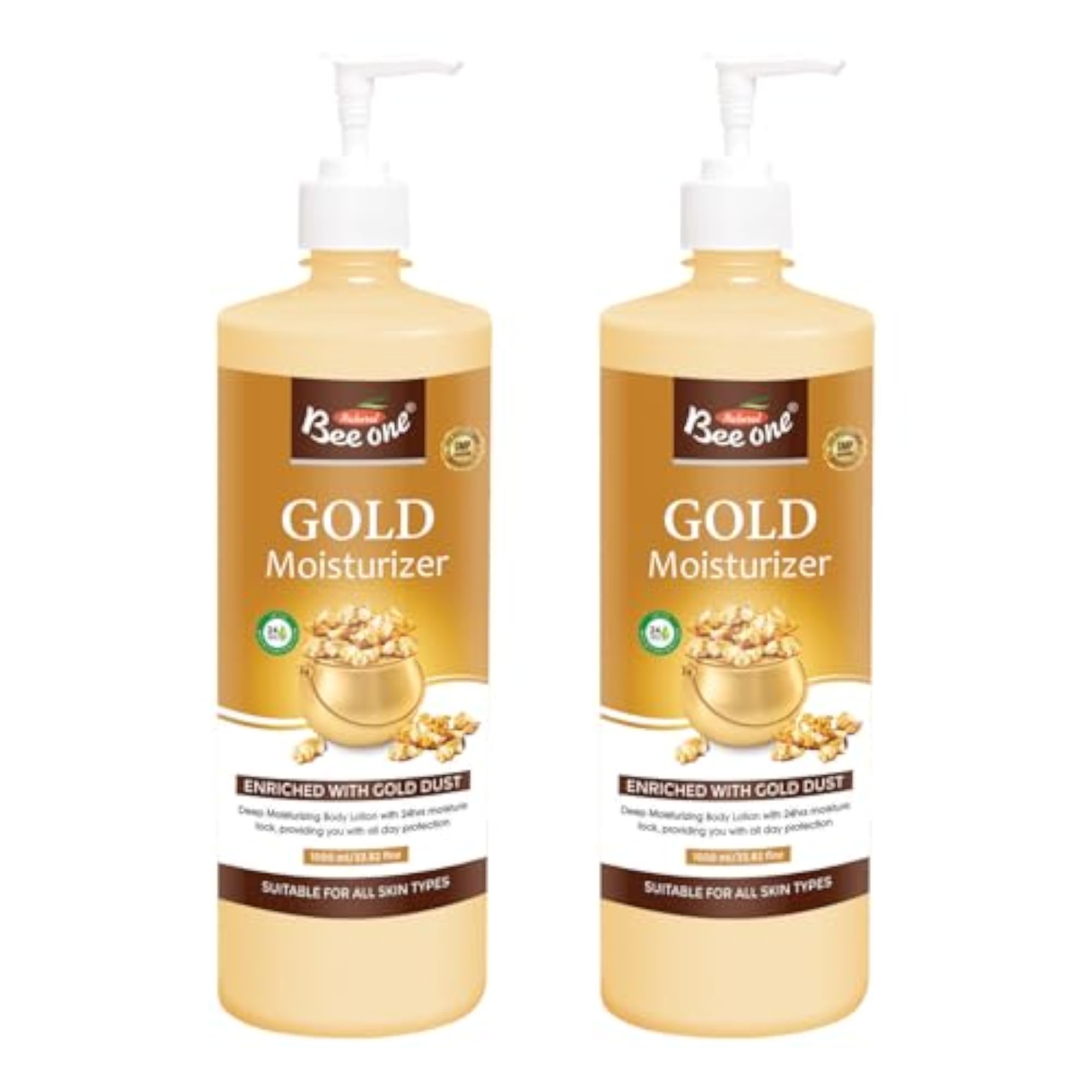 24 hr Moisture Lock Body Lotion Pack of 2, 1000ml
