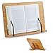Leggio Legno Leggio per Libri da Tavolo 34*24cm Leggio Libri Ricette da Cucina Legno Leggio Lettura Supporto Leggio Libri Pieghevole Leggio da Tavolo per Libri Legno Regolabile Supporti Libri Cucina