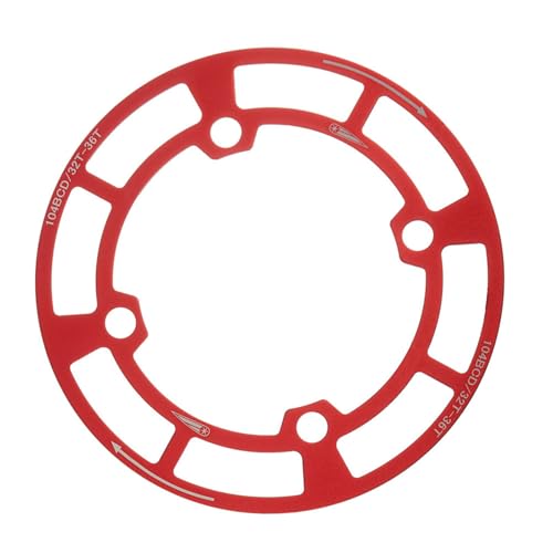 Obotsnoi 自転車 チェーンリング ガード アルミニウム合金 クランクセット シールド プロテクター チェーン ホイール スプロケット カバー マウンテンバイク アクセサリー