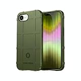 RUGGED SHIELD iPhone 用ケース 耐衝撃ケース TPU (オリーブグリーン, iPhone 16e)