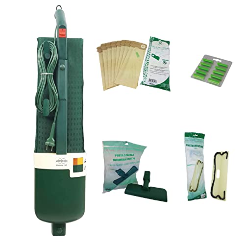 Vorwerk Folletto Aspirapolvere Vk120 Rigenerato Spazzola Classica Scegli la Composizione (Vk120) (Ricondizionato)