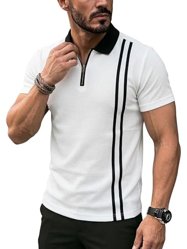 Image of JVX Men Polo T Shirt || Waffle Polo T Shirt for Men || Regular Fit Knitted Tshirt for Man || Coller T-Shirt (Available in Plus Size, Also Available in Combo Packs) (MRT-224)