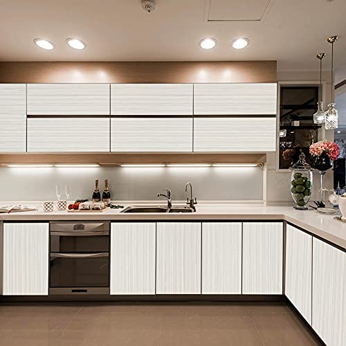 Decoroom 11.81”×118 Faux Grasscloth Wallpaper Beige Peel And Stick Wallpaper Textured Wallpaper Self-Adhesive Wallpaper Removable Diy Wallpaper Vinyl Film Solid Color Wallcovering For Furniture Wall #TOP7