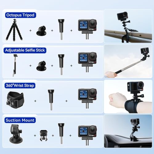 Image of DJI Osmo Action 5 Pro Waterproof Action Camera Bundle, 1 /1.3 inch Sensor