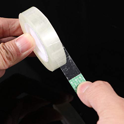 NUOBESTY 12 peças, fita transparente, material de escritório para crianças, escritório, escola, arti