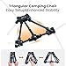 ONETIGRIS Tigerblade Camping Chair, Lightweight Folding Backpacking Hiking Chair, Compact Portable 330 lbs Capacity