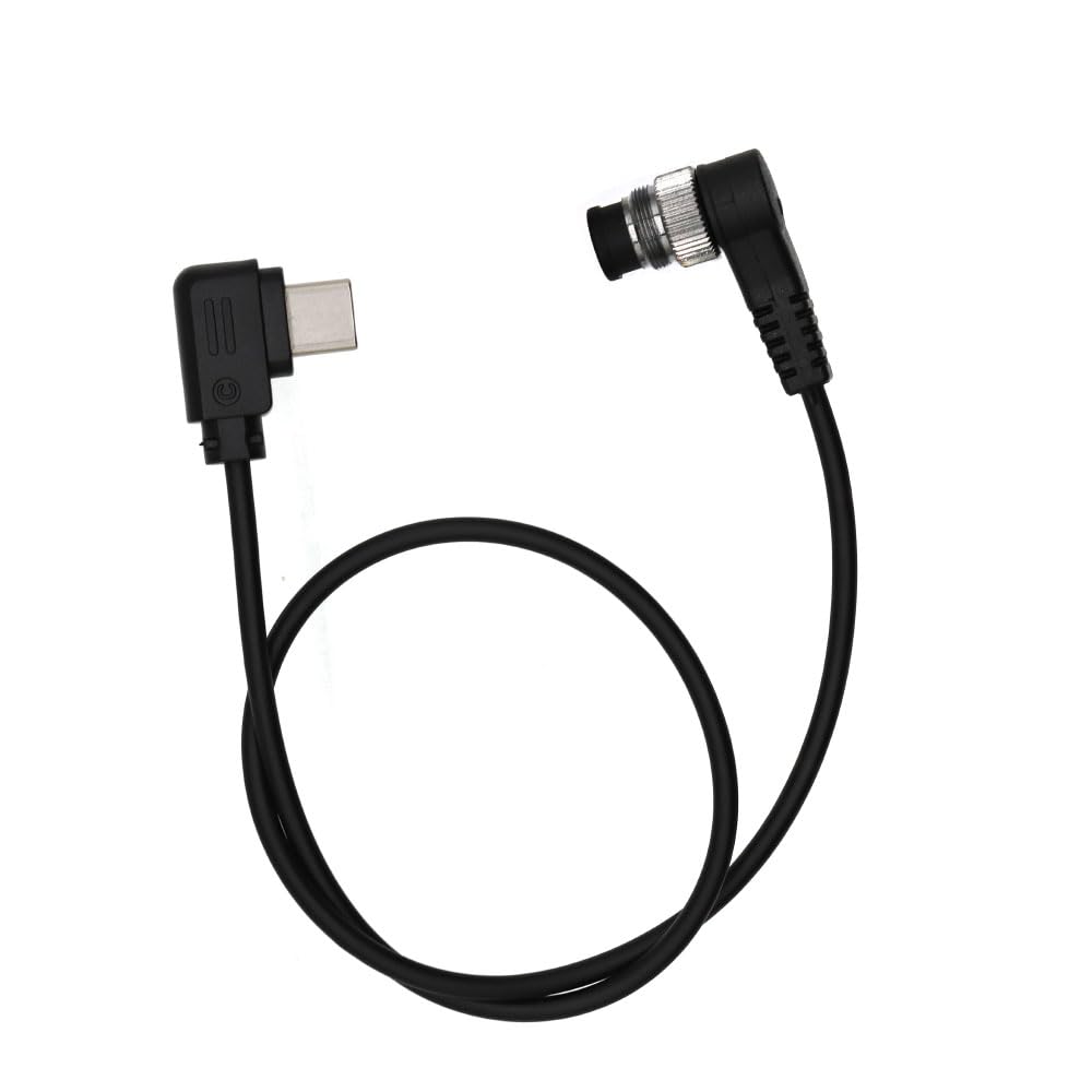 Toileum Camera Control Cable Type C - DC0 Remote Shutter Release Cable for Ronin SC,RSC2,RS2,RS3,RS3 Pro Control Cable for Nikon D800,D800e,D810,Fuji S3 Pro, S5 Pro Camera（Type C-TRRS DC0）