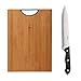 BERGNER PK2902 Schneidset, 20 cm, Brett: Bambusholz, Messer: Edelstahl