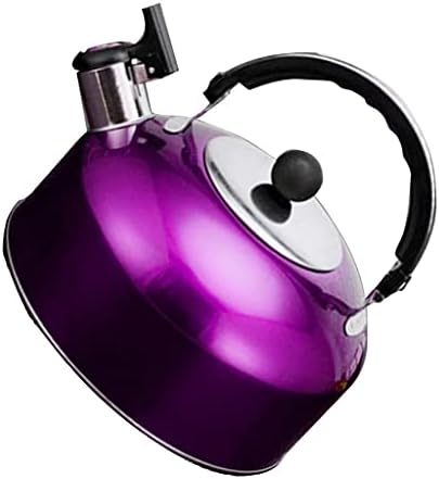TTKL Stainless Steel Whistling Coffee Tea Kettle Camping Boat Water Pot & Handle