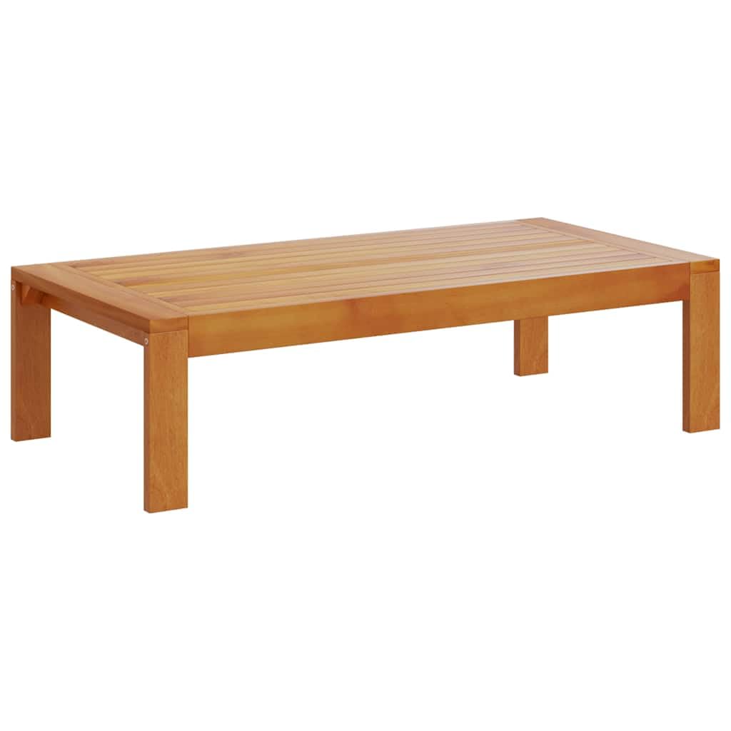 vidaXL Table de Jardin 100x50x27 cm Bois d'acacia Solide, Table Basse d'Extérieur