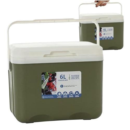 Boîte de refroidisseur isolée PP 6L étanche pour nourriture et pêche