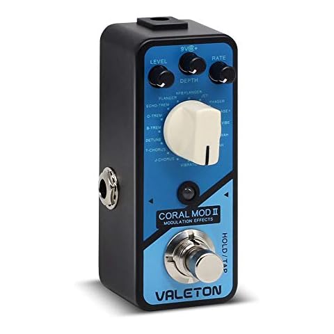 Valeton Coral Mod II Digital Modulation Chorus Flanger Phaser Univibe Tremolo Lofi Multi Effects Guitar Bass Pedal Cover