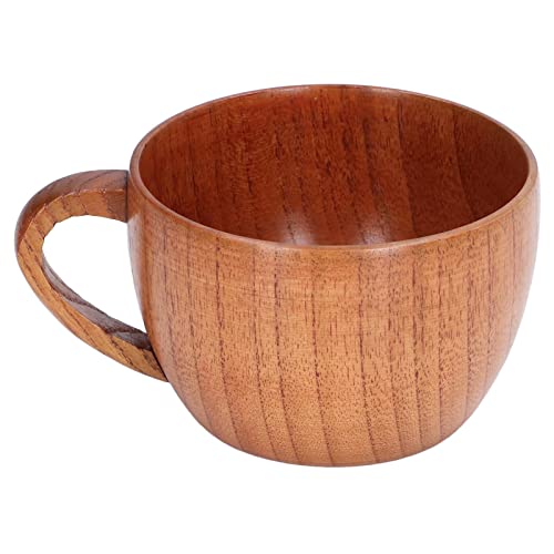 BuyWeek Tasse en bois, tasse à thé de 200 ml, tasses à café classique avec poignée