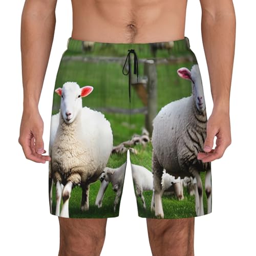 Short de bain homme séchage rapide et doublure de compression
