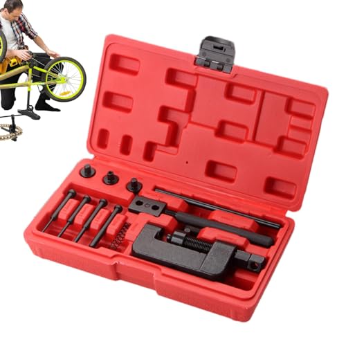 Rivet de chaîne cassé ? Kit outil coupe-chaîne de vélo et moto pour réparation VTT
