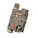 ATAIRSOFT (Airsoft Version PEQ-15 Style AN-PEQ-15 Upgrade Version Battery Box Red Sight + LED Flashlight for AEG GBB CQB (DE)