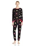 Betsey Johnson Women's Microfleece Slouchy Pj Set