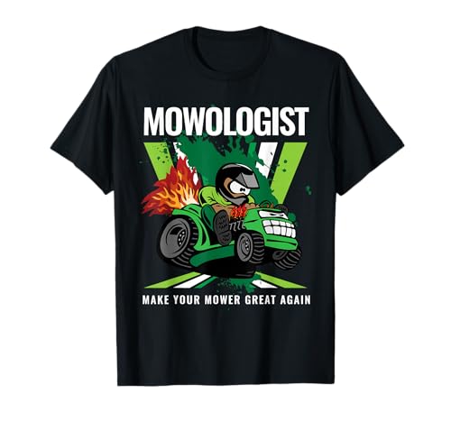 Divertida camiseta de carreras de cortacésped | Cortacésped Racing Camiseta