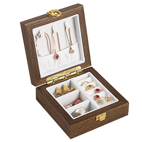 SmPinnaA Joyeros Para Mujer, Organizador De Viaje De Joyería Portátil, Soporte De Almacenamiento, Para Pendientes, Collar, Pulsera, Regalos, Para Niñas