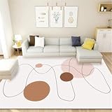 ♥Matériaux respectueux de l'environnement : le beau tapis simple donne une sensation de douceur et la couleur ne se décolore pas. L'éponge au milieu du tapis peut apaiser vos pieds fatigués. Les tapis d'intérieur simples de style moderne ajoutent de l'élégance à votre pièce.