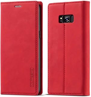 QLTYPRI Case for Samsung Galaxy S9, Vintage Matte Leather Wallet Case Card Slot Kickstand Magnetic Shockproof Flip Folio Book Case Cover for Samsung Galaxy S9 - Black