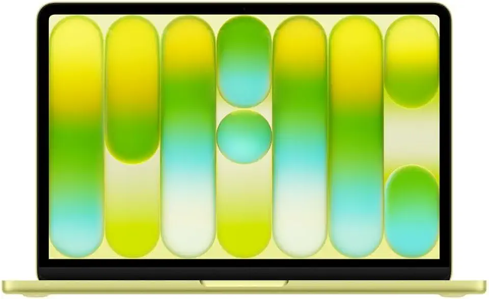 Apple 2026 MacBook Neo (de 13 pol, chip A18 Pro, pensado para IA e Apple Intelligence, tela Liquid Retina, 8 GB de memória unif., SSD de 512 GB, câmera FaceTime HD de 1080p, Touch ID); Amarelo-cítrico