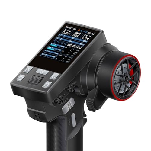 Mando radiocontrol CT-10B de 10 canales con pantalla a color y receptor 3