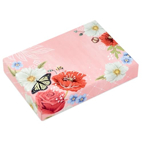 Hallmark Stationery Set with Cards, Notepad and Stickers (Pink Florals) - Image 3