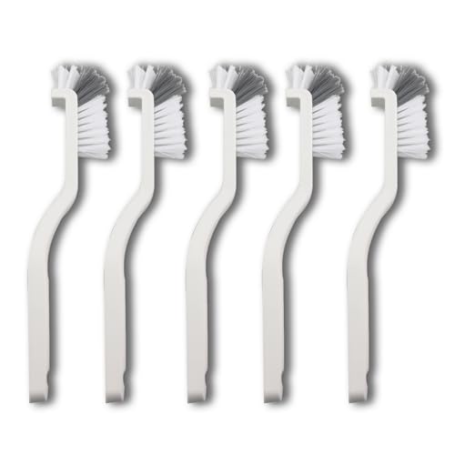 Image of 5PCS Cleaning Dish Scrubbing Brush Kitchen Sink Bathroom Brush Dishwasher Edge Grouting Deep Cleaning Brush with Stiff Bristles for Cleaning Window Recesses Shutters Sliding Doors