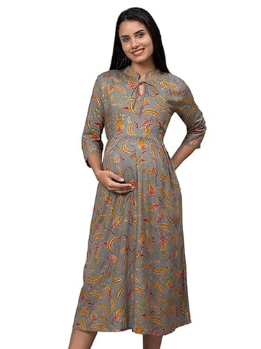 Image of AV2 Women's Rayon Relaxed Fit A Line Maternity Wear