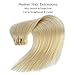 Clip in Hair Extensions Platinum Blonde Hair Extensions Real Human Hair Clip in Extensions 18 Inch 7 Pieces 70G Silky Straight Double Weft Hair Extensions Clip in Human Hair for Fine Hair Women