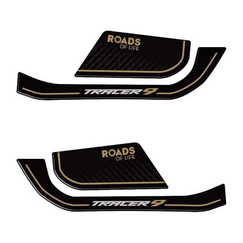 Autocollant Réservoir Gaz Moto Tracer 9 GT Accessoire Protection Carénage