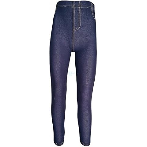 April Fashion Girls Blue Denim Legging Jeggging Age 5 Years Cover
