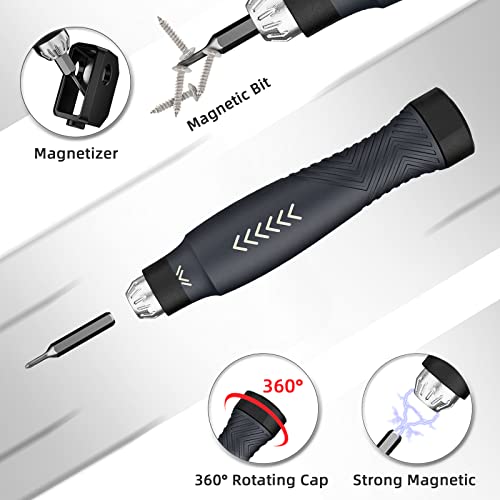 JAKEMY Precision Screwdriver Set DIY Repair Tool Kit for Man Assemblable Screwdriver Kit with Torx Star Magnetic Bit for PC Laptop Phone PS4 Xbox Watch Computer Glasses Camera - Image 2