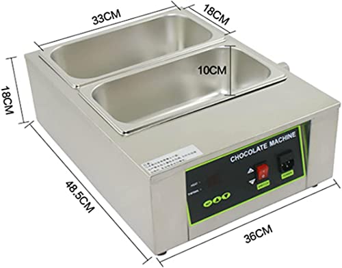 Horno Fundidor de Chocolate 1000W con 2 Tanques y Control 0-95°C miniatura 7