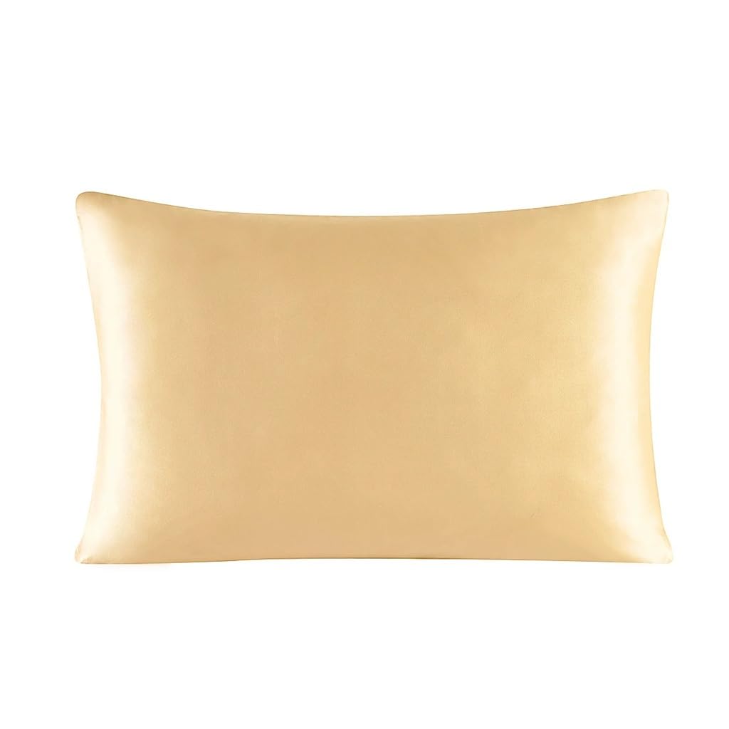 Taie d'oreiller en soie de mûrier 51x91 cm luxe pour un sommeil réparateur