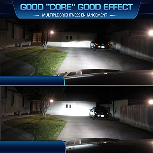 Hmcyci Fit For Dodge Ram 1500 2500 3500 4-Headlamps (2009-2018) 9005+H11 High/Low Beam Led Headlight Bulbs + 9145 Led Fog Light Bulbs,Pack Of 6 #TOP3