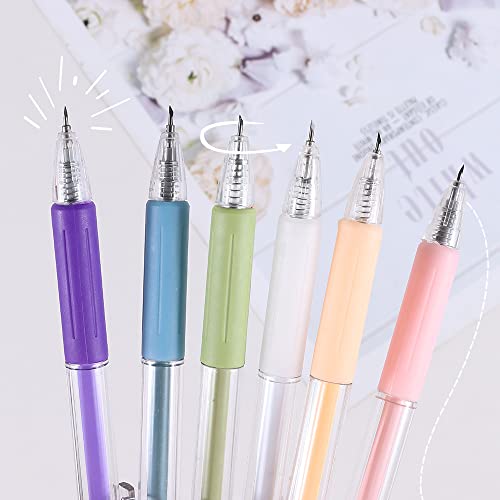 Craft Cutting Paper Pen Cutter Tool, Utility Precision Paper Cutting Carving Tools, Diy Drawing Scrapbooking Perfectly Accessories (6Pcs) #TOP2