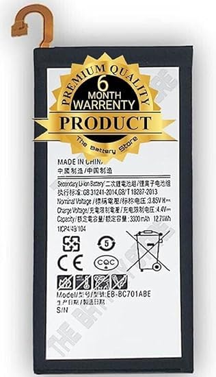 Image of Original EB-BC701ABE Battery for Samsung Galaxy C7 Pro /C7000 C7010 C2018 C701F Battrey with 6 Month Warranty****(Y00000180)