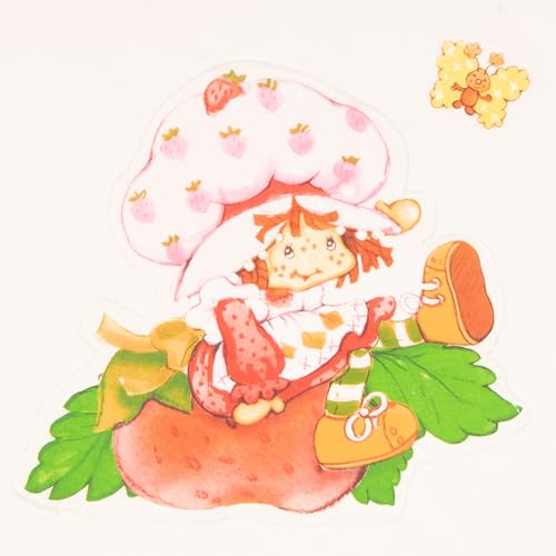 Image of Isaac Morris Limited Strawberry Shortcake Girl's 2-Piece Shirt and Pants Set - Crewneck Sweatshirt & Joggers Bundle for Kids