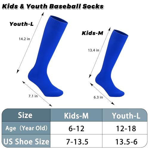 Ultrafun Kids Youth Baseball/Softball Socks and Belt Combo Set for Boys Girls2