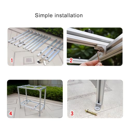Support de climatiseur mini split et pompe à chaleur double couche 120cm