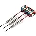 CUESOUL 95% Tungsten 22 Grams Tungsten Steel Tip Darts Set with 1 Deluxe Dart Case