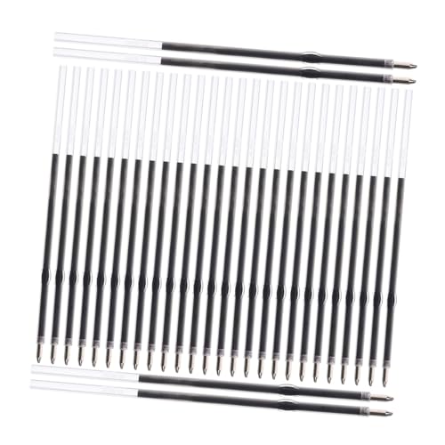 NUOLUX 600個黒インク ボールペン替芯 書き心地滑らか 精密設計 多機種対応 文具 学校 オフィス用替えインク