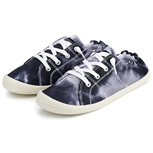 Image of JENN ARDOR Women's Low Top Canvas Slip On Sneaker Comfort Casual Shoes Walking Flats