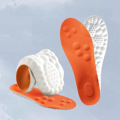 Image of Insoles Men, Shoe Inserts for Men, 4D Cloud Insoles for Men and Women, Steeper Insoles for Boots & Sneakers, Cuttable, Anti Fatigue, Shock Absorption, Foot Pain Relief (L: Men7-11)